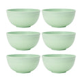 Ljojo Light Green Cereal Bowl Set for Dining, Desserts, and Camping