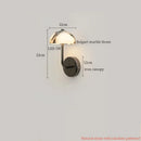 Ljojo Marble LED Wall Lamps - Nordic Minimalism for Bedroom, Bathroom, Living Room