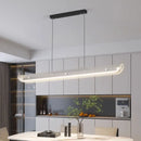 Luxurious Restaurant Pendant Light Modern Dining Room Bar Counter Straight Strip Lamp by Ljojo
