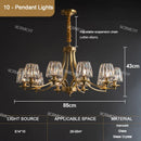 Ljojo Luxury Crystal LED Chandelier Pendant Light for Living Room Dining Room Elegant Ceiling Lighting