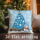 Christmas-themed Decorative Pillow Covers by Ljojo for Sofa, Bedroom & Car