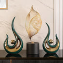Ljojo™ Gold Swan Lovers Porcelain Figurines Room Decor Crafts