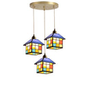 Ceiling Chandeliers Modern Tiffany Glass Pendant Light for Bedroom Kitchen - Ljojo