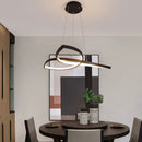 Ljojo LED Clover Flower Chandelier for Living Room Dining Room Bedroom Lighting
