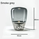 Glass LED Table Lamp - Designer Czech Desk Light for Bedroom, Study, Living Room - Ljojo