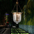 Retro Candle Chandelier Modern LED Pendant Light Stylish Decor for Bedroom Living Room - Ljojo