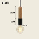 Ljojo Geometric Solid Wood LED Ceiling Chandelier Modern Nordic Minimalist Cream Dining Room Decor