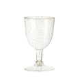 Ljojo 150ml Disposable Clear Plastic Champagne Glasses for Weddings & Parties