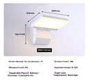 18W Outdoor Wall Lamp Waterproof Garden Light by Ljojo - Rotatable Motion Sensor Night Light