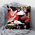 Ljojo Lucky Cat Japanese Style Sofa Bed Pillow Cover: Mount Fuji Japanese Art