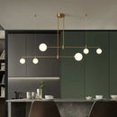 Glass Ball Pendant Light LED Chandelier Modern Magic Bean Fixture for Living Dining Room by Ljojo