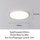 Ljojo LED Ceiling Light: Remote Dimming Modern Fixture for Home Decor