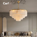 Luxury Marble Pendant Lamp | Modern Chinese Style Living Room Ceiling Light | Ljojo