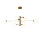 Geometry Chandelier Glass Pendant Light for Dining room Kitchen Island by Ljojo