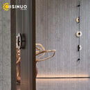 Ljojo Marble LED Wall Lights: Modern Black Metal Sconces for Home Decoration