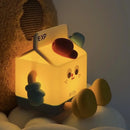 Ljojo Milk Carton Toast Night Light - Rechargeable Kids Night Lamp