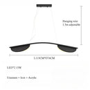 Italian Designer LED Pendant Lamp Elegant Art Chandelier Living Room Bedroom Lighting Ljojo