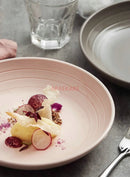 Ljojo 12-inch Ceramic Deep Plate for Dining, Soup, Salad - High-End Tableware