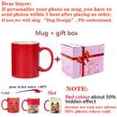 Ljojo Magic Photo Mug Customized with Your Image and Text - Ceramic Tea Cup