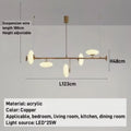 European Minimalist White Glass LED Floor Lamp by Ljojo - Multi-head Metal Frame Bedside Living Room Decor