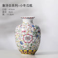 Ljojo™ Chinese Style Enamel Ceramic Vases Creative Home Office Decor