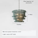 Ljojo Light Luxury Glass Chandelier for Living Room and Restaurant