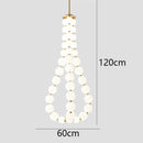Nordic Luxury Art LED Ceiling Pendant Light Magic Bean Chandelier by Ljojo for Home Decor