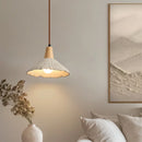 Ljojo LED Pendant Lights Modern Style Cement Wood Hanging Lamp