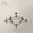 Geometric Chandelier Retro Pendant Lamp for Bedroom by Ljojo