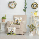 Easter Puppy Cat Egg Pattern Pillowcase - Ljojo Brand Home Decoration