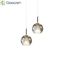 Nordic Glass Bubble LED Pendant Lights Chandeliers for Living Room by Ljojo