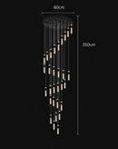 Ljojo LED Ring Pendant Light for Modern Home Decor and Indoor Lighting