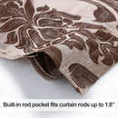 Ljojo Luxury Jacquard Weave Valance Curtain for Home Decoration