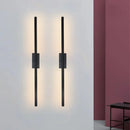 Ljojo Linear Tube LED Wall Lamp Black Gold Sconce