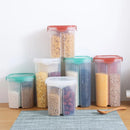 Ljojo 3L Transparent Rice Bucket Storage Container Kitchen Organizer