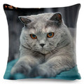 Cute Cat Print Fold Ear Pet Pillowcase for Cozy Home Decor by Ljojo