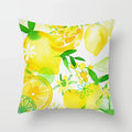 Lemon Pattern Summer Cushion Cover Throw Pillow for Sofa Decoration by Ljojo