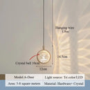 Modern LED Pendant Light Creative Hanging Lamp for Living Room Bar Decor by Ljojo