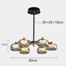 Ljojo LED Pendant Chandelier for Living Room Bedroom Dining Room Decor