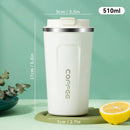 Ljojo 304 Stainless Steel Thermos Tumbler Double Wall Insulated Coffee Mug - 510ML