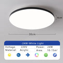 LED Ceiling Lamp Modern Three Proofings Living Room Bedroom Kitchen Chandelier - Ljojo