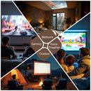 Ljojo™ 1080P 700ANSI 4K Android14 Projector Auto Keystone Focus Wifi6 BT5.2 Outdoor