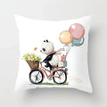 Cute Panda Cartoon Pillowcase for Home Decor and Comfort by Ljojo