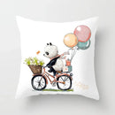 Cute Panda Cartoon Pillowcase for Home Decor and Comfort by Ljojo