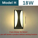 Ljojo LED Wall Light Motion Sensor Outdoor Waterproof Modern Home Garden Fixture