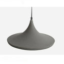 Cement Plate Pendant Light Fixture Modern Nordic Small Lighting | Ljojo