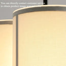 LED Japanese Chandelier Pendant Light Elegant Fabric Lamp for Living Room Bedroom Restaurant - Ljojo