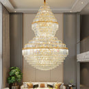 Ljojo Luxury Crystal Chandelier for Villa Living Room with Stunning Hollow Design