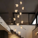 Ljojo LED Pendant Lights Modern Chandeliers for Living Room Dining Room