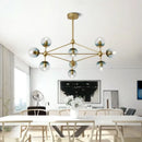 Geometric Chandelier Retro Pendant Lamp for Bedroom by Ljojo